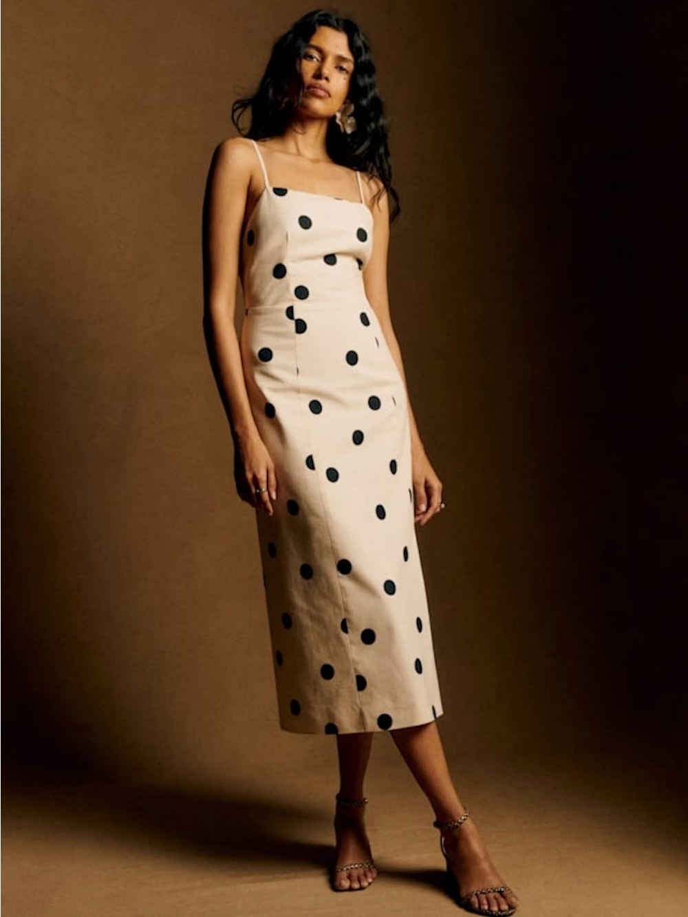 NWT Sézane Rosie Dress in Black Polka Dots on White Size 4/36